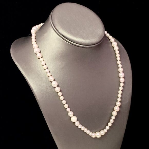 Akoya Pearl Necklace 14k Yellow Gold 19.5" 8.5 mm Certified $3,950 114446 - Picture 2 of 11